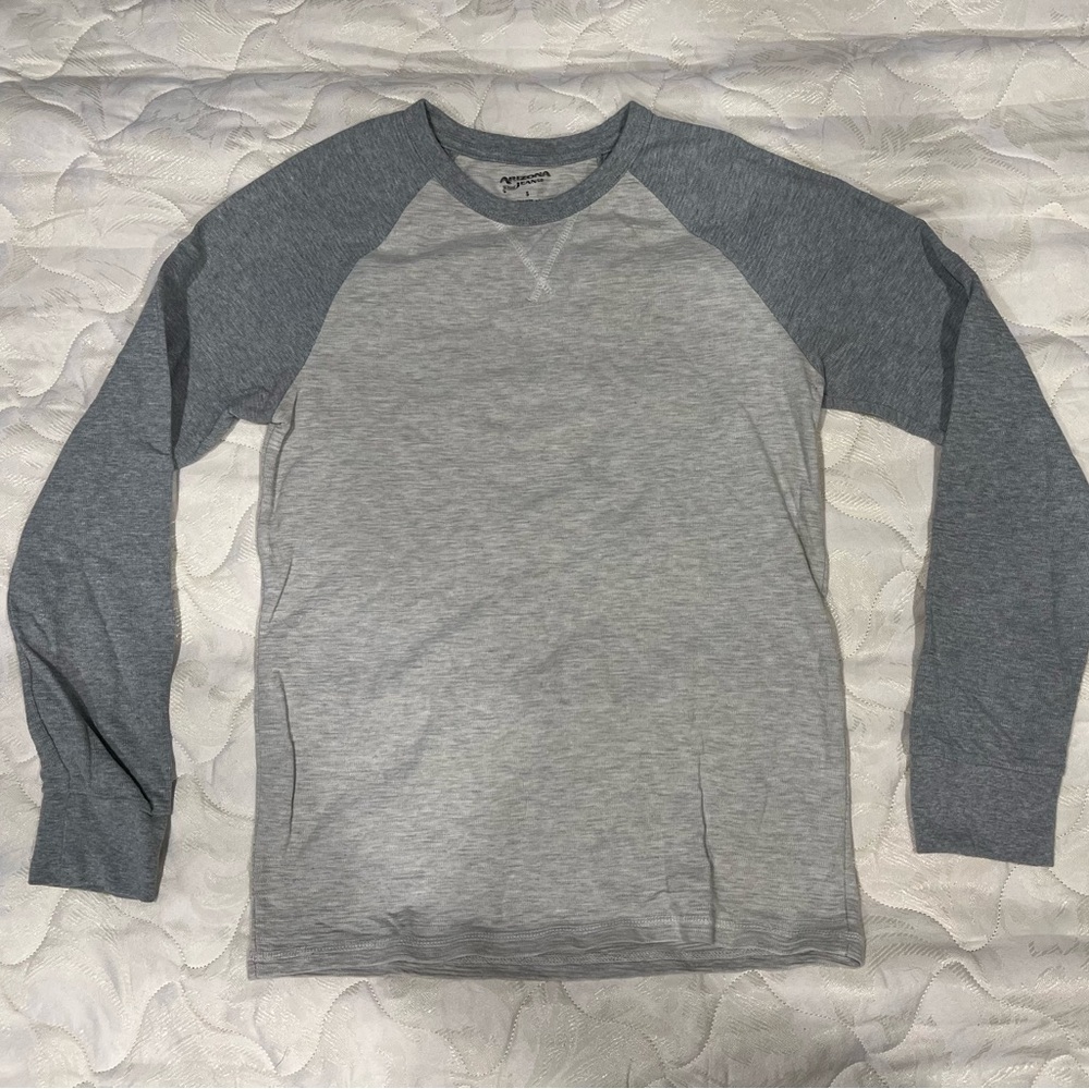 Arizona Jean Company Men's Two-Tone Gray Long Sleeve Sweatshirt